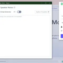 Förbered dig att spela in video på datorn med Windows 10. Välj skärminspelning, aktivera talaranteckningar och starta inspelningen.