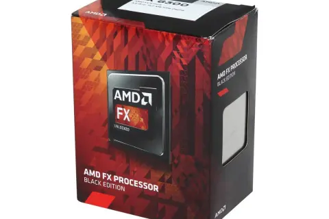 AMD FX 6300 Black Edition-processor i sin originalförpackning. En kraftfull CPU för spel och arbete.