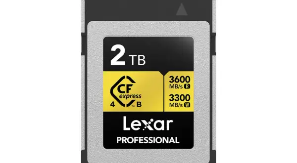 Lexar Professional 2TB CFexpress B-kort med otroliga hastigheter.