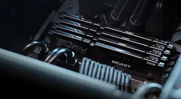 Kingston Fury Beast DDR5 ram minne dator. Snabbt och kraftfullt ram för din dator.