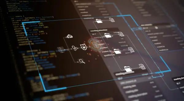 Kod och databasdiagram som visar hur **secure boot** skyddar systemet.