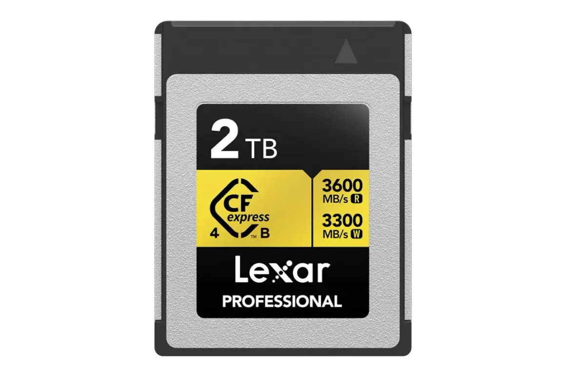 Lexar Professional 2TB CFexpress B-kort med otroliga hastigheter.