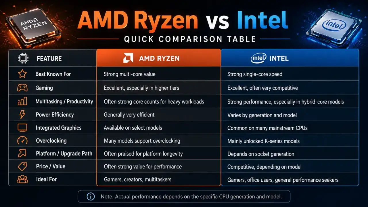 Ryzen vs Intel - Välj rätt CPU för gaming & jobb!