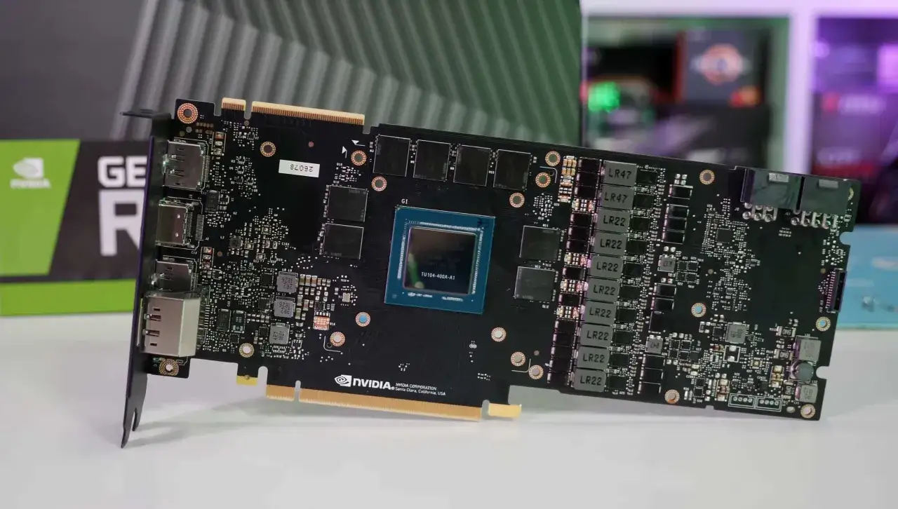Nvidia grafikkort med TU104-400A-A1 chip. Vilket grafikkort har jag?