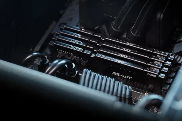 Kingston Fury Beast DDR5 ram minne dator. Snabbt och kraftfullt ram för din dator.